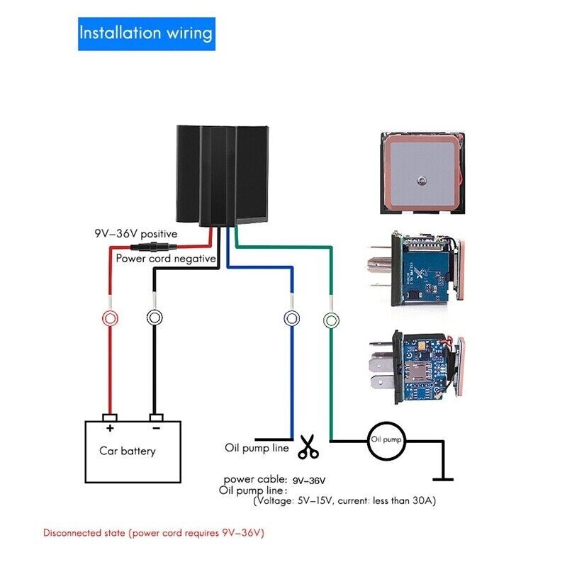 RELAY TRACKER Vehicle Car GPS Tracker, Car Relay Anti Lost Alarm Locator Cut 4G