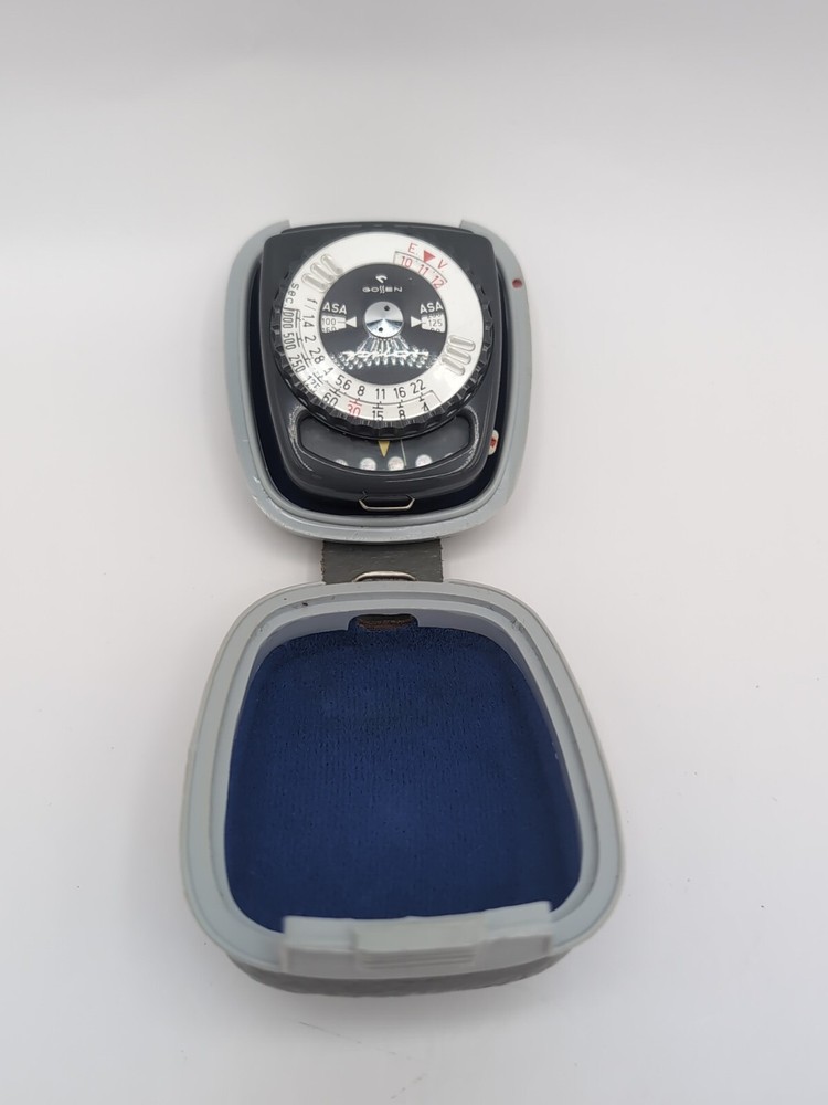 Gossen Pilot Precision Light Meter w/ Case, Strap & Original Box Vintage