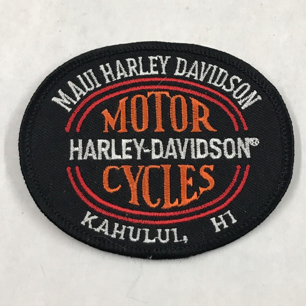 Maui Harley Davidson Kahului Hawaii Patch 3.5" x 3"