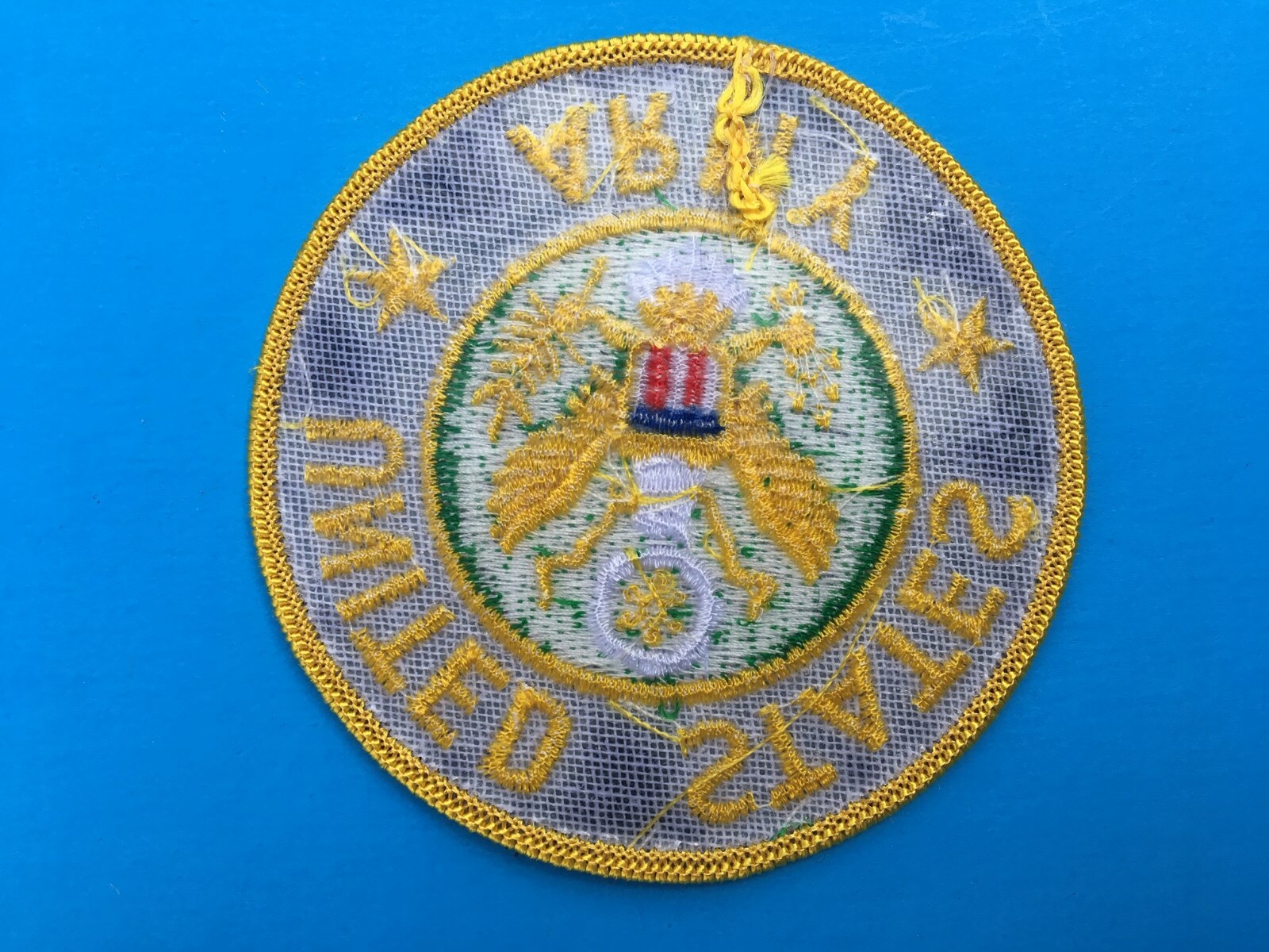US ARMY EMBROIDERED PATCH IRON-ON SEW-ON 3" ROUND APPLIQUE - HIGH QUALITY