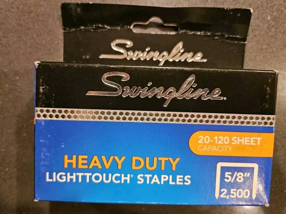SWINGLINE Heavy Duty LightTouch STAPLES 2500 5/8" Chisel Point Staples