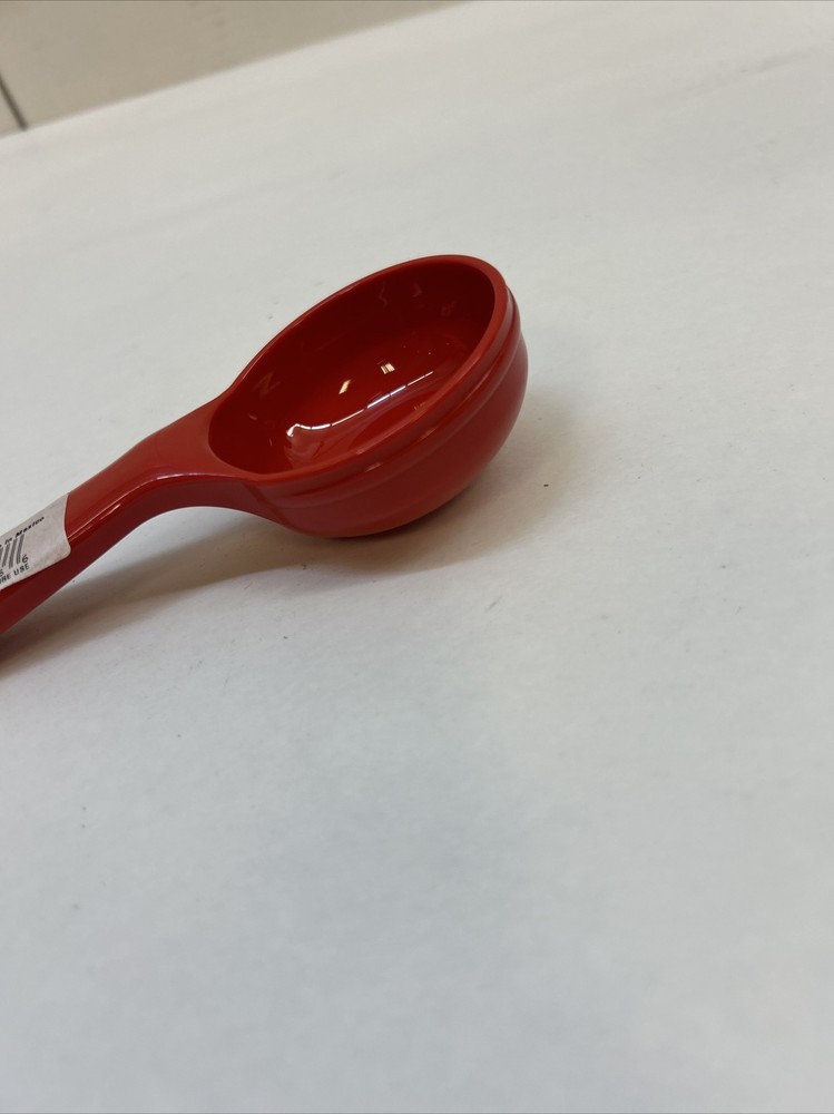 Measure Miser Solid Measuring Spoon with Short Handle, 2 Ounces, Red