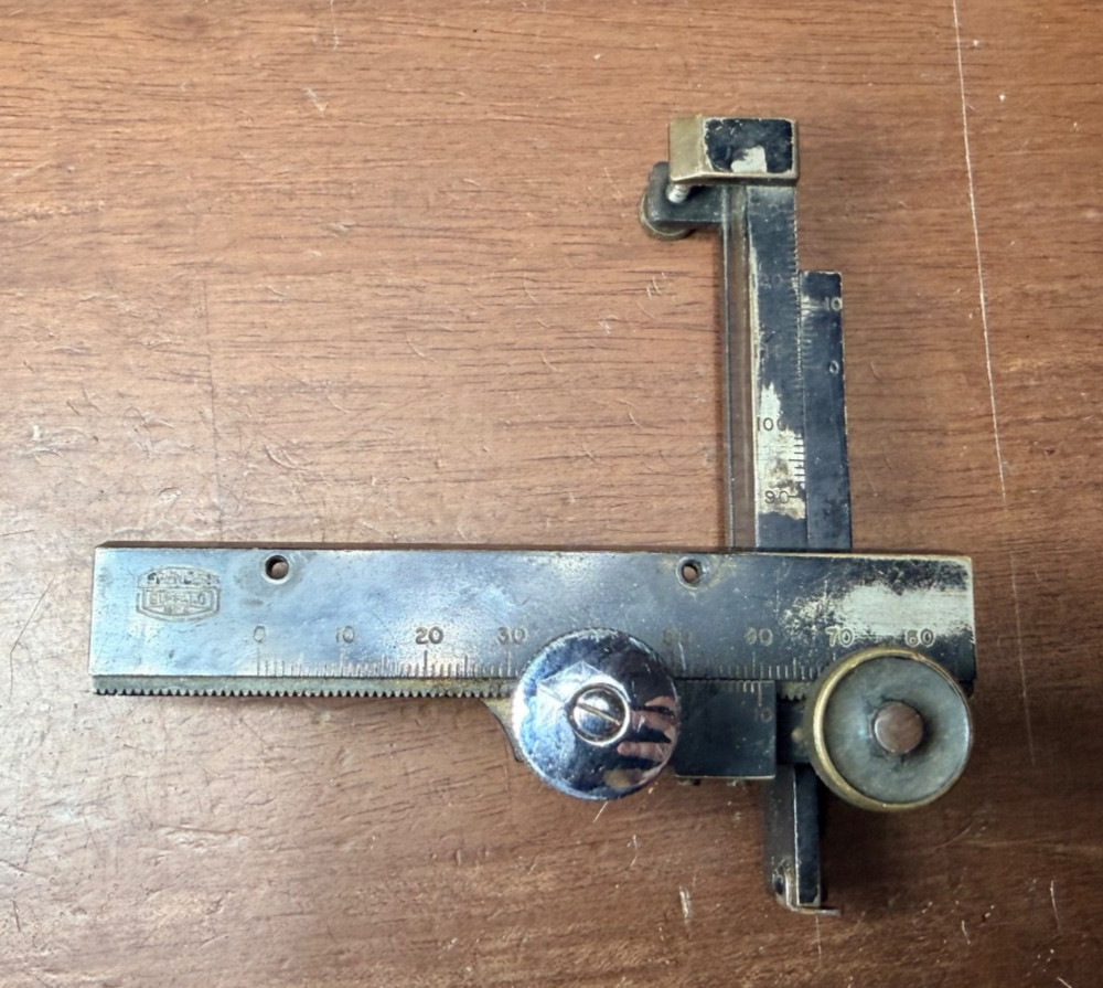 Vintage Spencer Mechanical Stage Microscope Accessory for Biological Laboratory