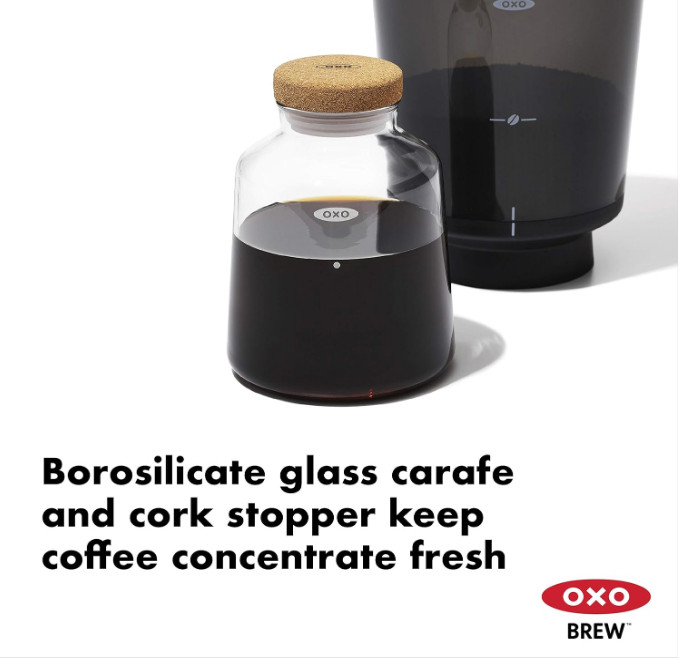 OXO Brew Compact Cold Brew Coffee Maker & Good Grips Cold Brew Coffee Maker Repl