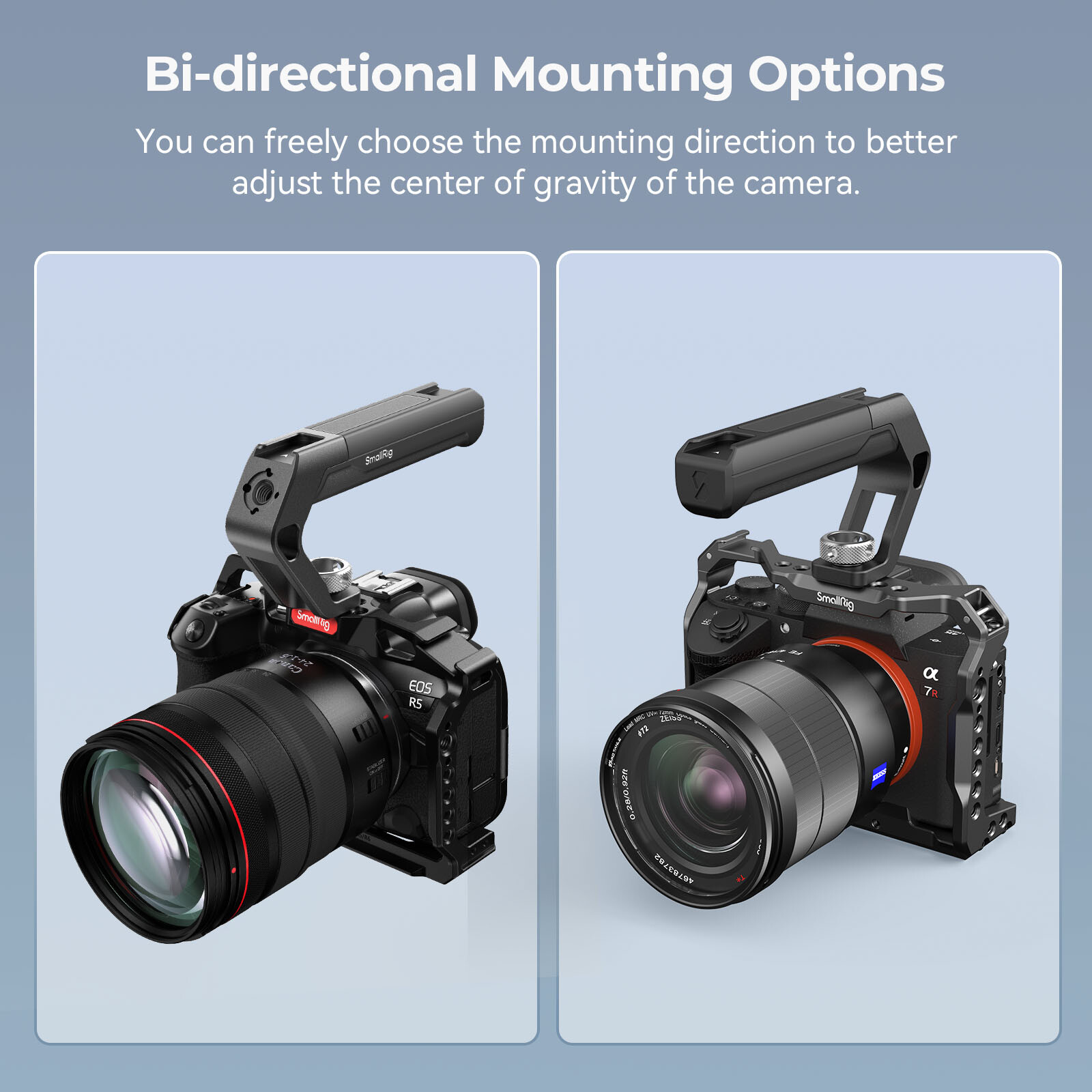 SmallRig Lightweight Top Handle with 3/8"-16 Locating Pins for ARRI 4757