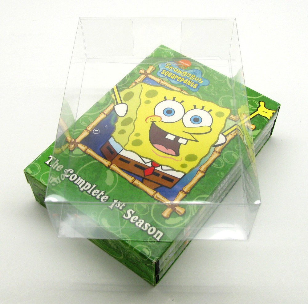 1x DVD OVERSIZED BOX SET (SIZE DVO F) - CLEAR PLASTIC PROTECTIVE BOX PROTECTOR