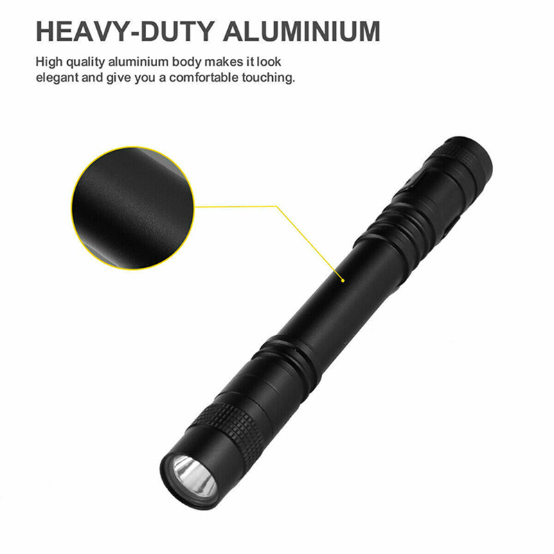 Portable Tactical Flashlight Mini Super Bright Penlight Small LED Torch Light US