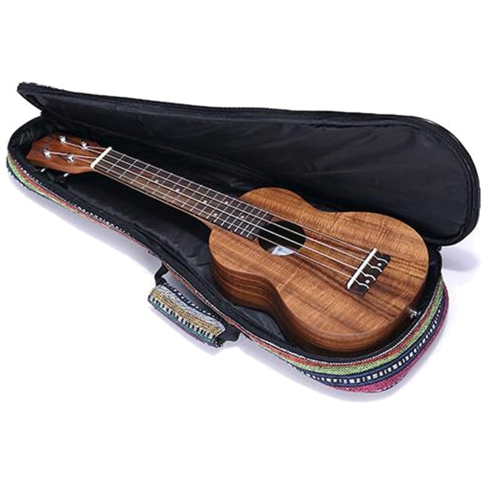 Concert Ukulele Soft Case, Shoulder Strap & Accessory Pocket=