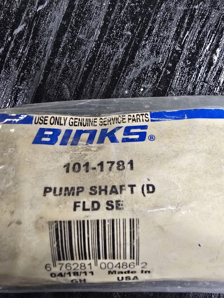 Binks 101-1781 Pump Shaft(Nos)