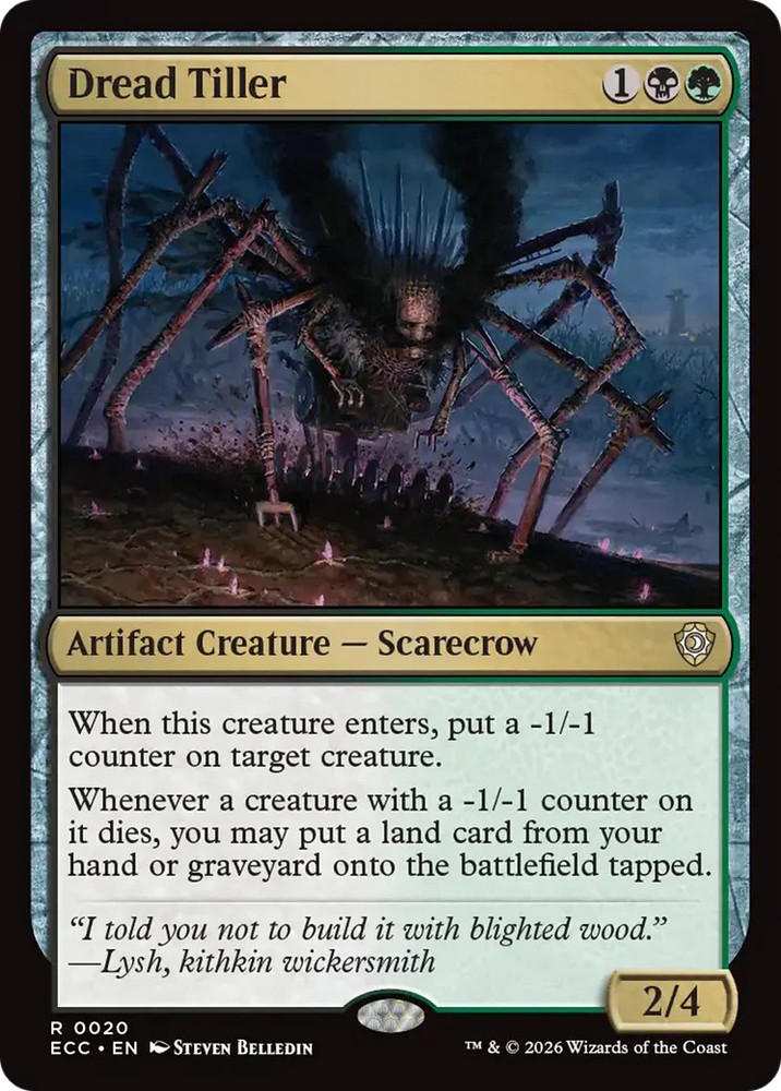 Dread Tiller [Lorwyn Eclipsed Commander]