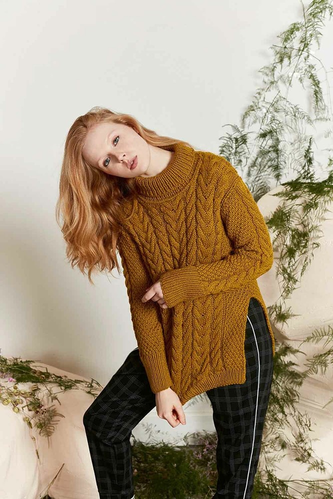 Pullover - Lang Yarns Carpe Diem - Model Package Knitting Package With An