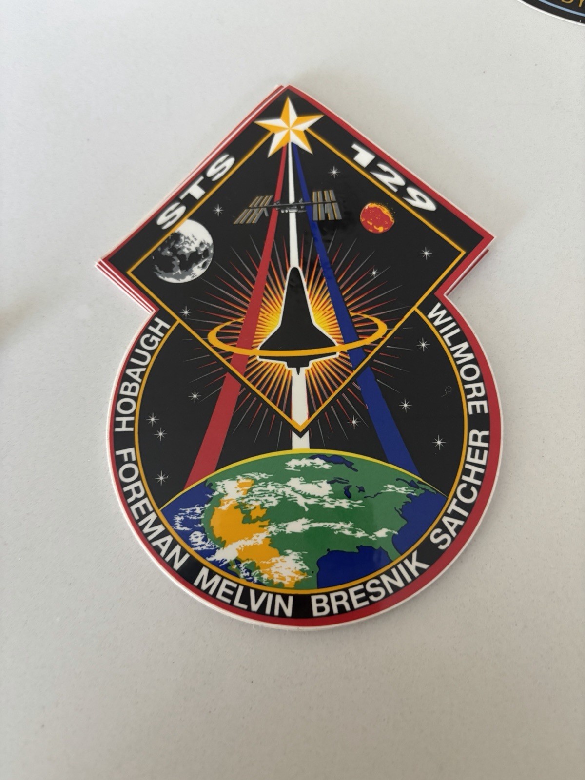 NASA And Other Space Shuttle Mission Patch Stickers