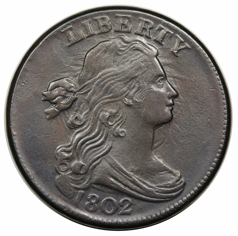 1802 Draped Bust Large Cent, S-227
