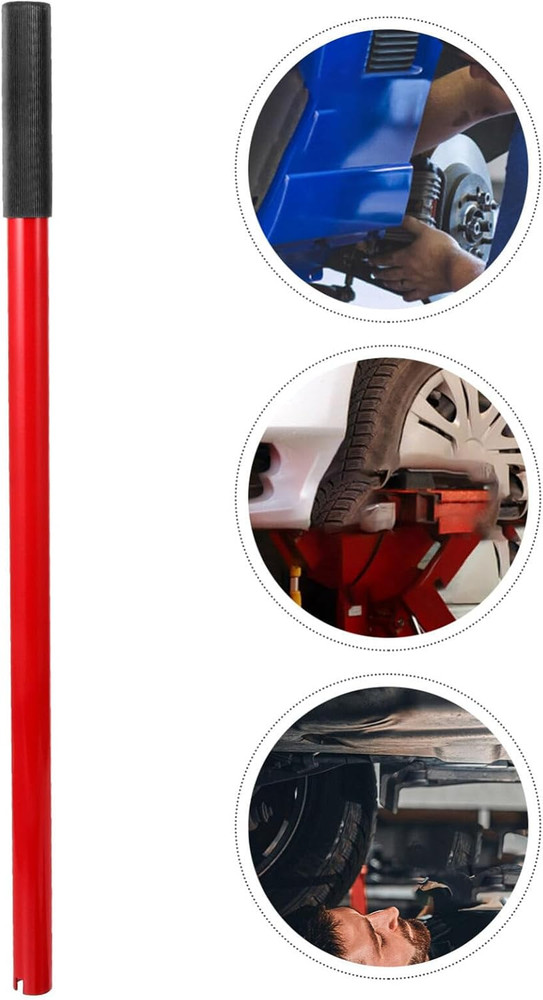Horizontal Hydraulic Jack Handle Replacement for 20-32 Ton Jacks, 50cm Red