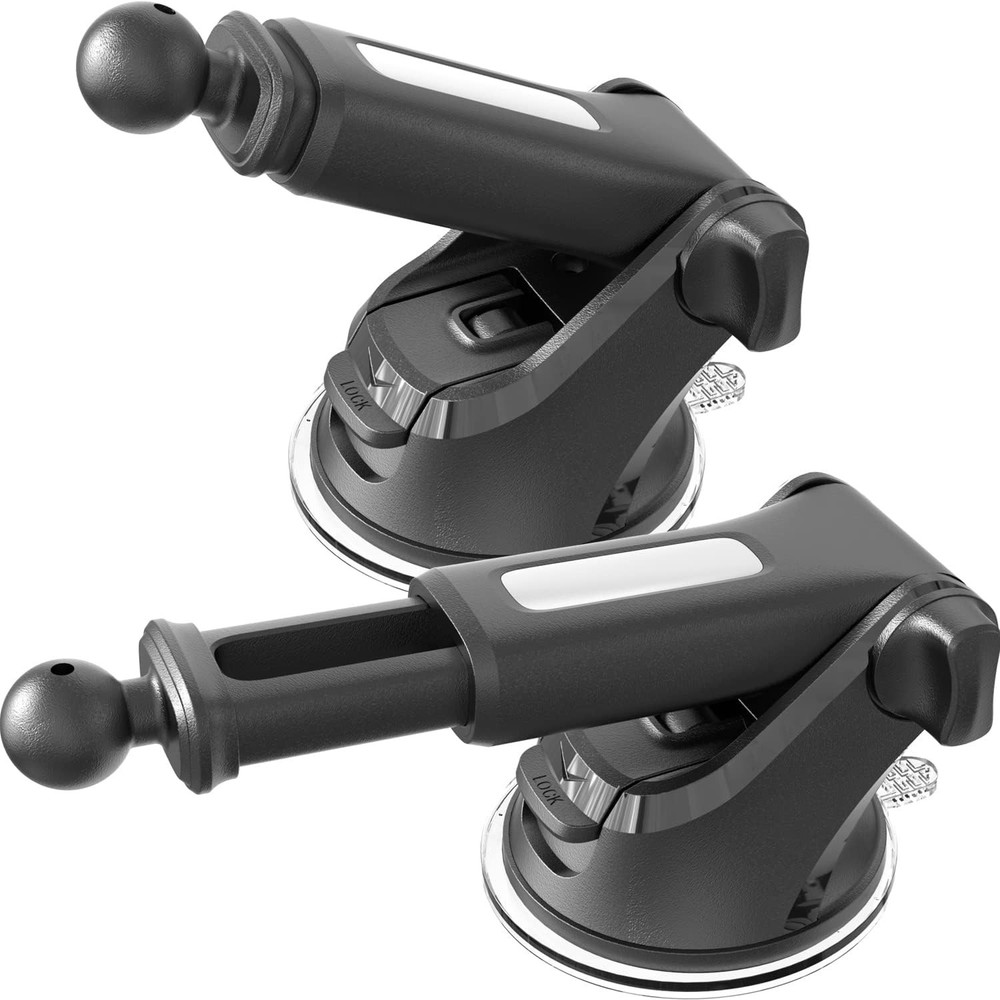GPS Suction Cup Mount for Garmin [Quick Extension Arm], Replacement GPS Dash ...