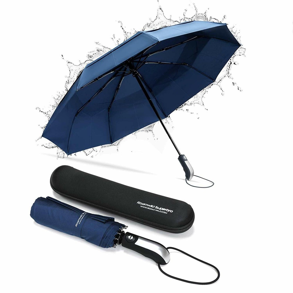 Lightweight Teflon Compact Travel Automatic Umbrella