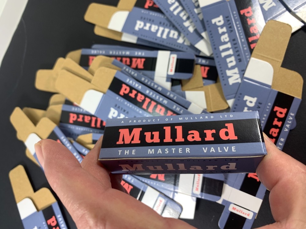 10 x Mullard BLANK CARTON BOX for Audio Tubes ECC83 ECC803S E188CC 12AX7