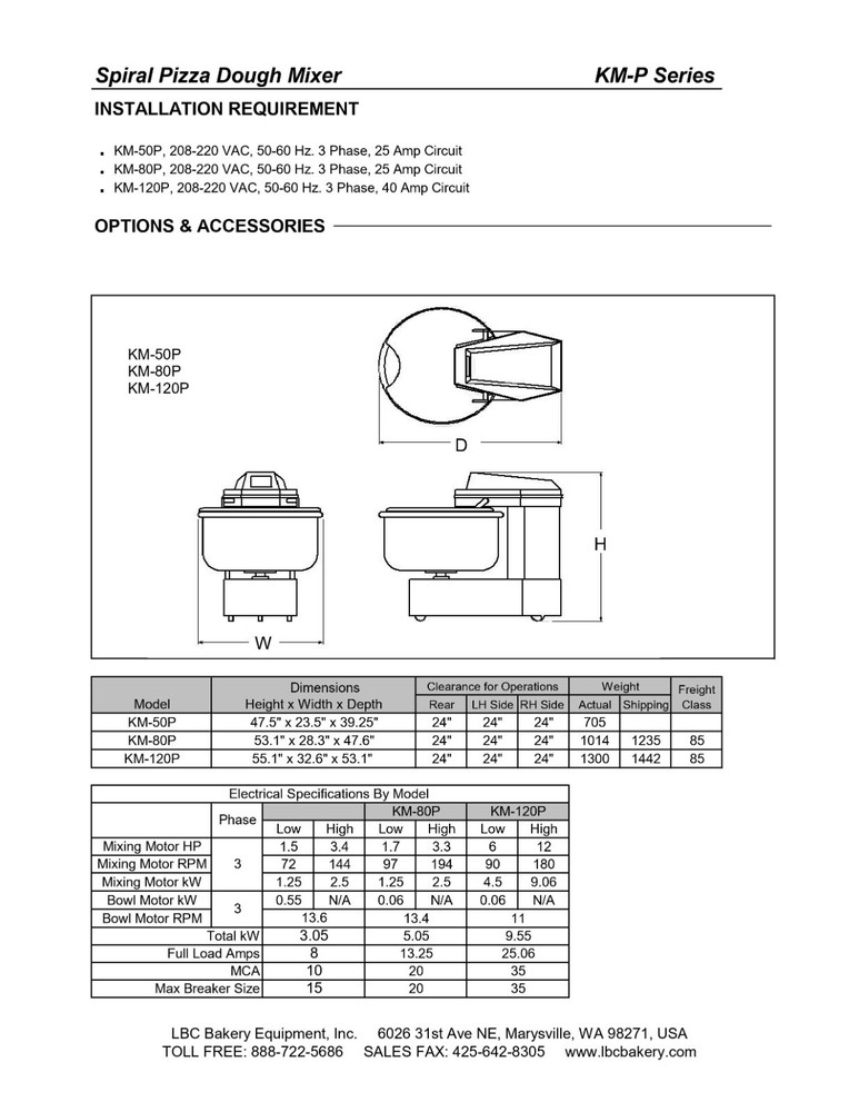 KM-50P Mixer