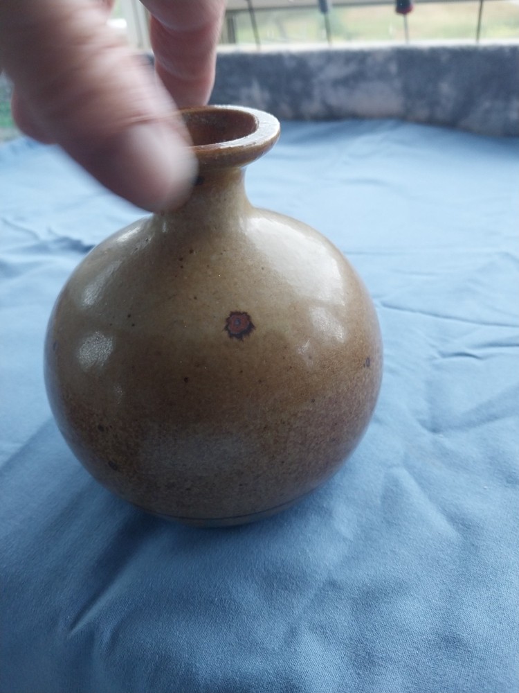 Handmade Stoneware Studio Pottery Vase