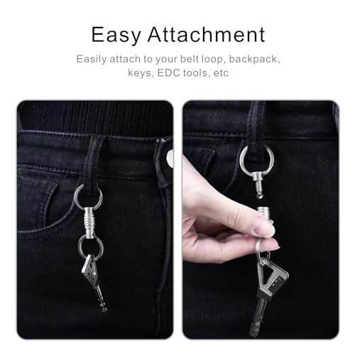 Quick Release Keychain 1 Pack, Titanium Key Ring Detachable Heavy Duty