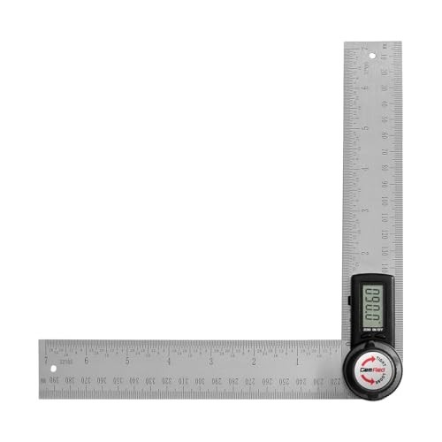 Digital Angle Finder Protractor - Stainless Steel 7" (200mm) Tool for Precision
