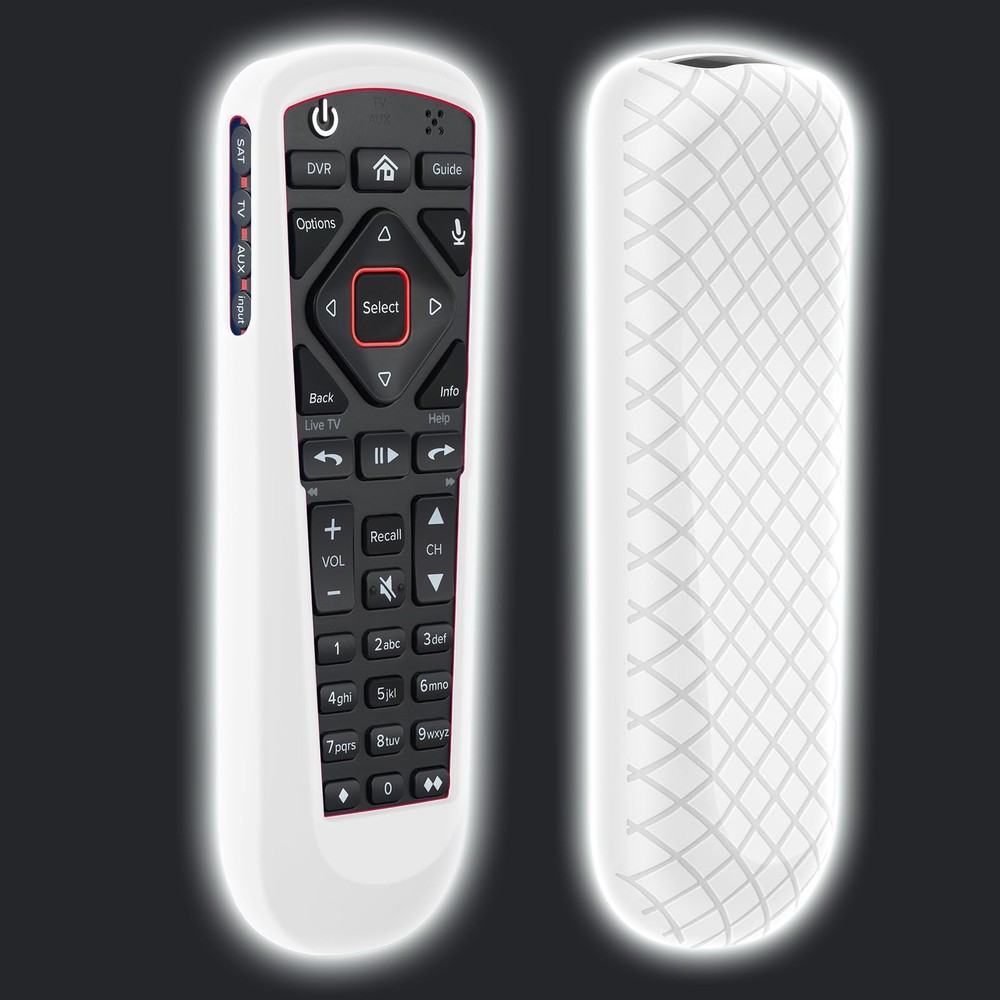 Cover for Dish Network Remote, Case TV Remote Control White