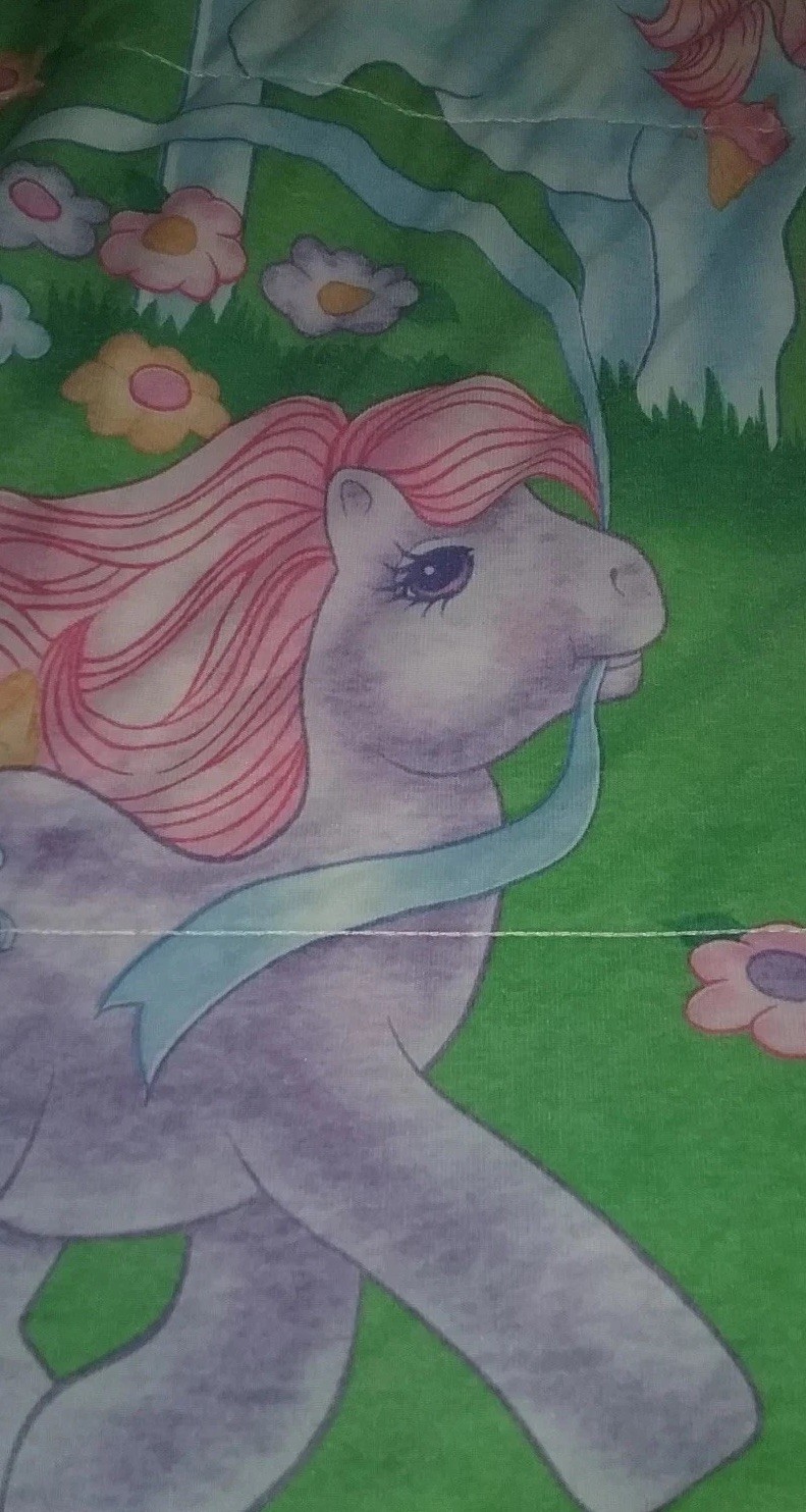 Vintage 1984 My Little Pony Sleeping Bag pp