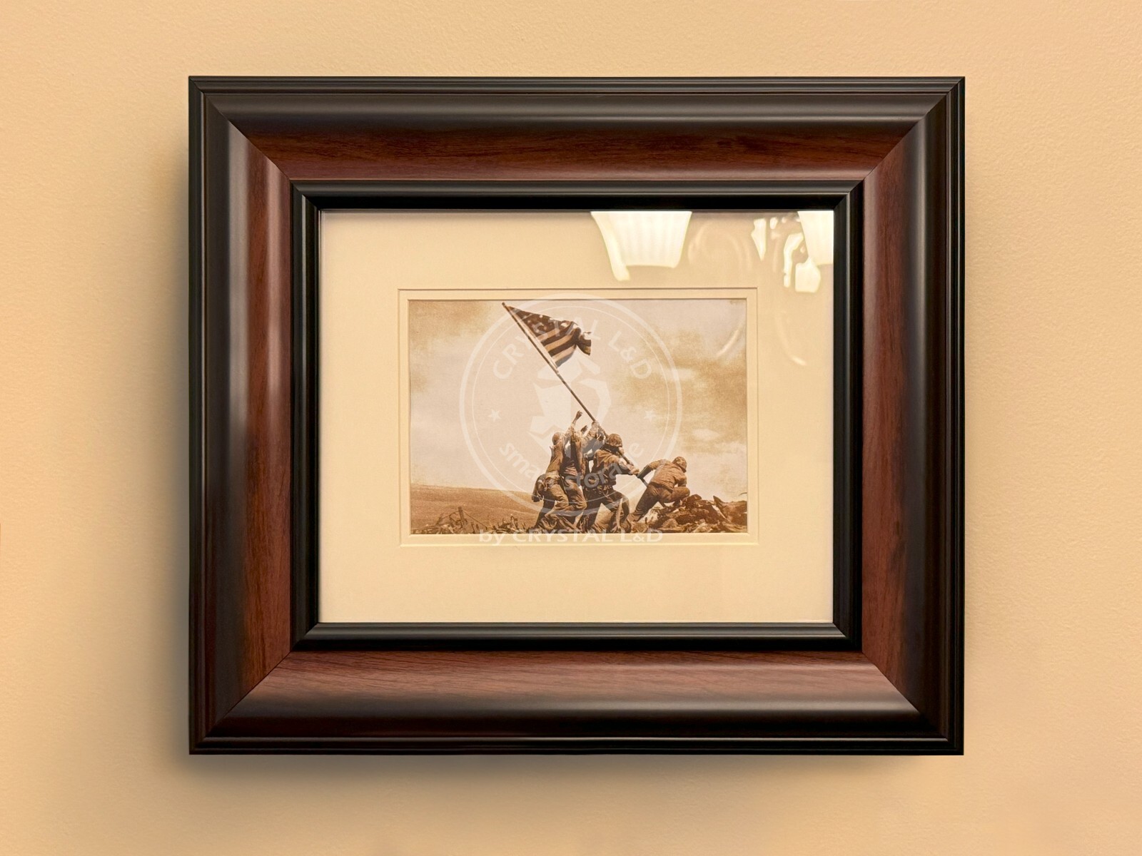 Hidden Storage Photo Frame for Gun and Valuables 14-1/2 x 12-1/2 / Magnetic Lock