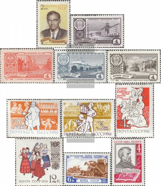 Soviet-Union 2487-2496,2499 (complete issue) used 1961 special