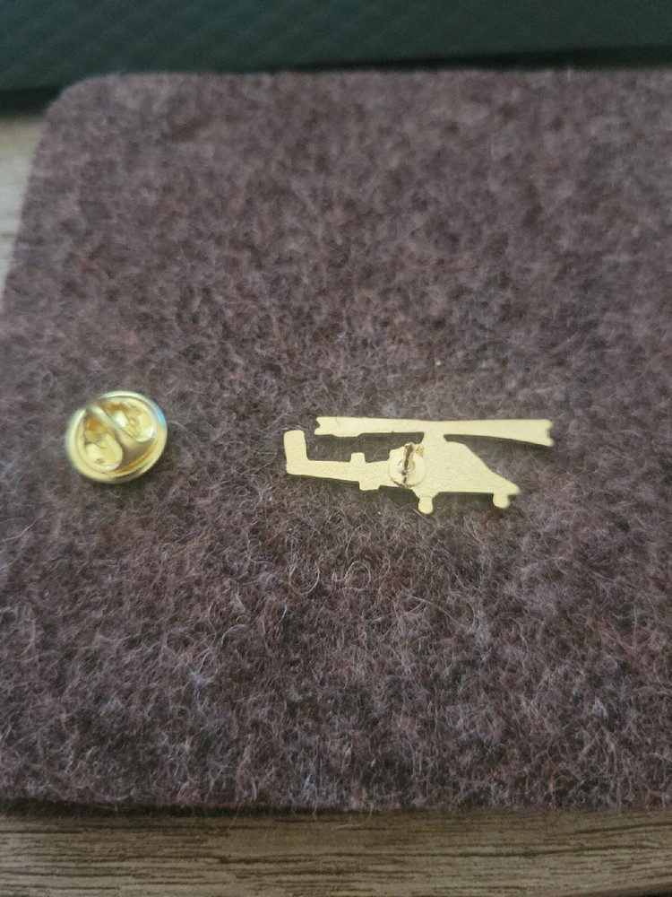 Helicopter K-MAX Lapel Pin Gold Lockheed Martin