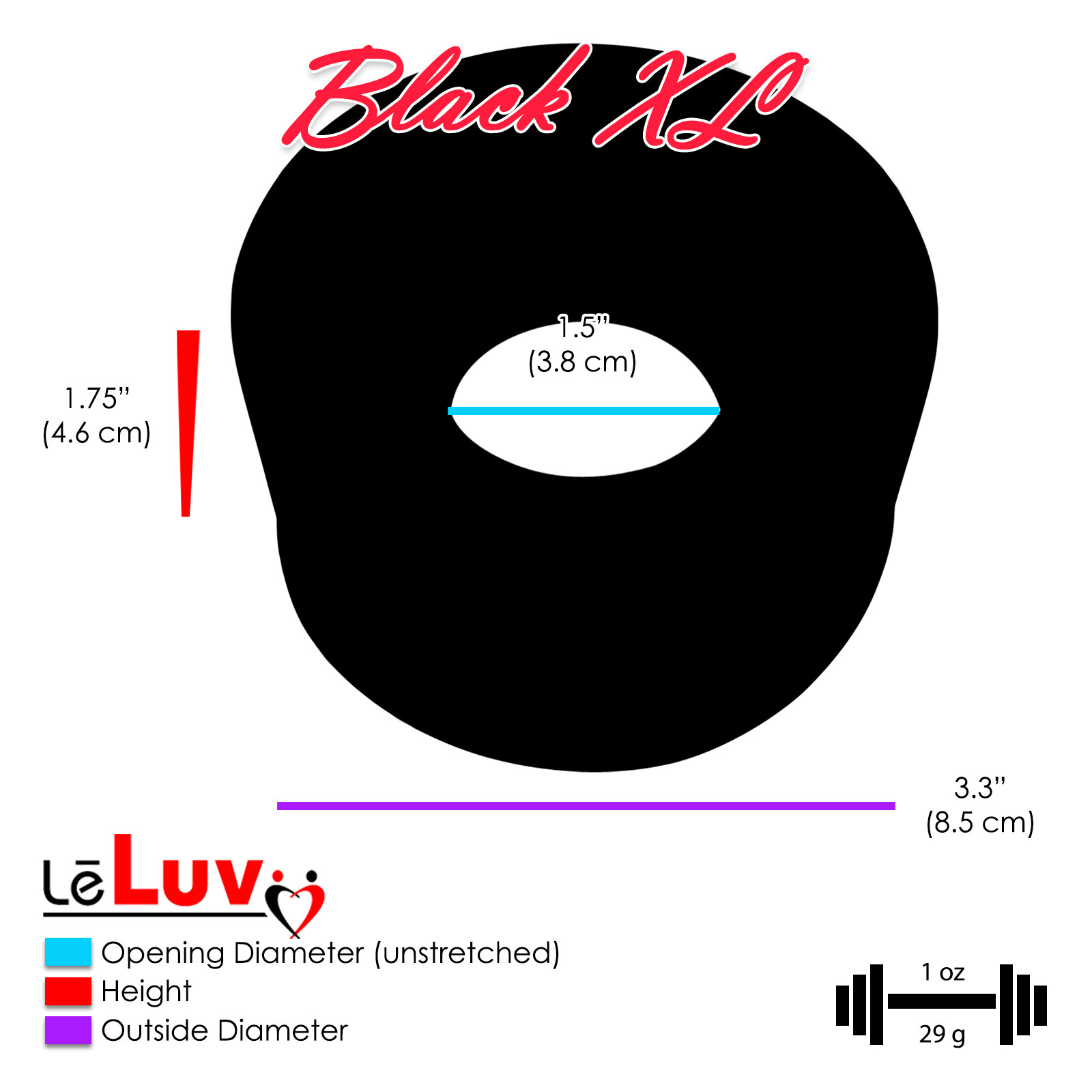 LeLuv Silicone Vacuum Seals for 1.35"-5.0" Penis Pump Cylinders | Many Options