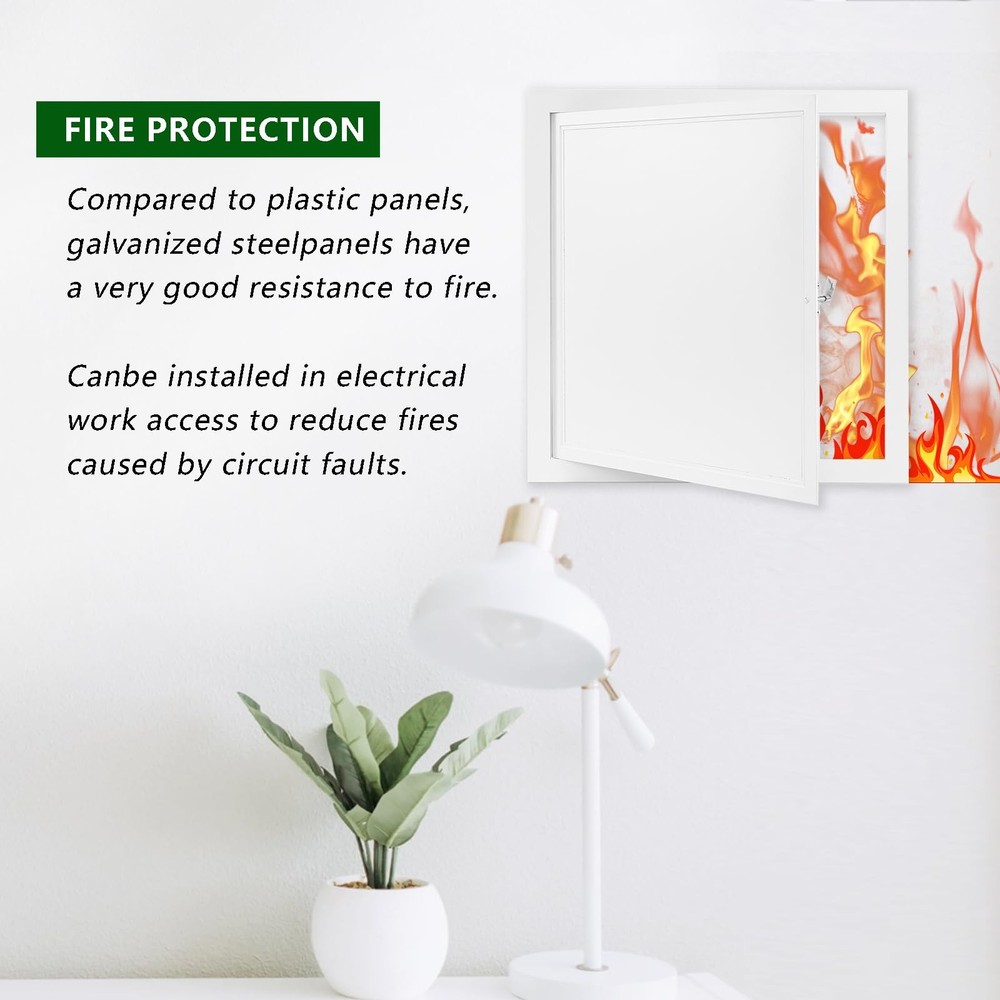 Metal Access Panel 24 x 24, Access Panel with Screwdriver Latch, Galvanized Stee