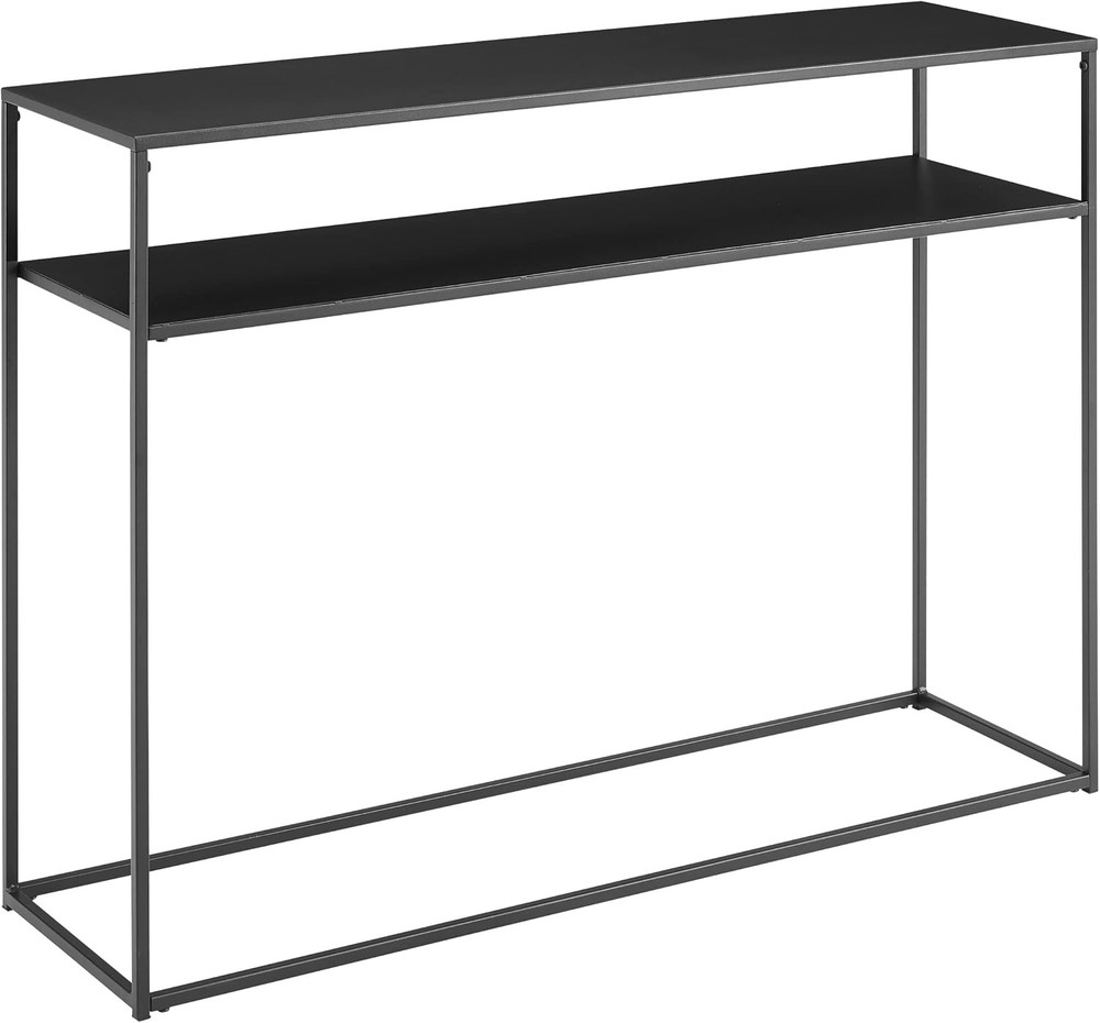 Braxton Sofa Console Table W/ Storage Shelf Hall Entryway/Living Room Matte