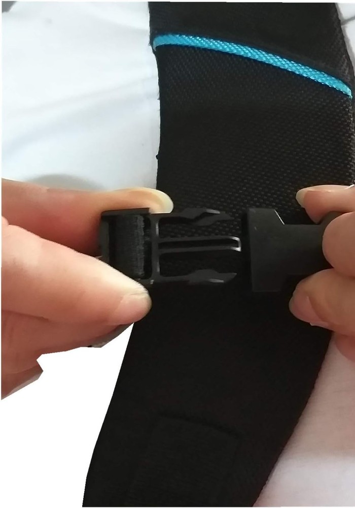 Durable Nylon Backpack Chest Strap - Adjustable Hands-Free Comfort for Hiking