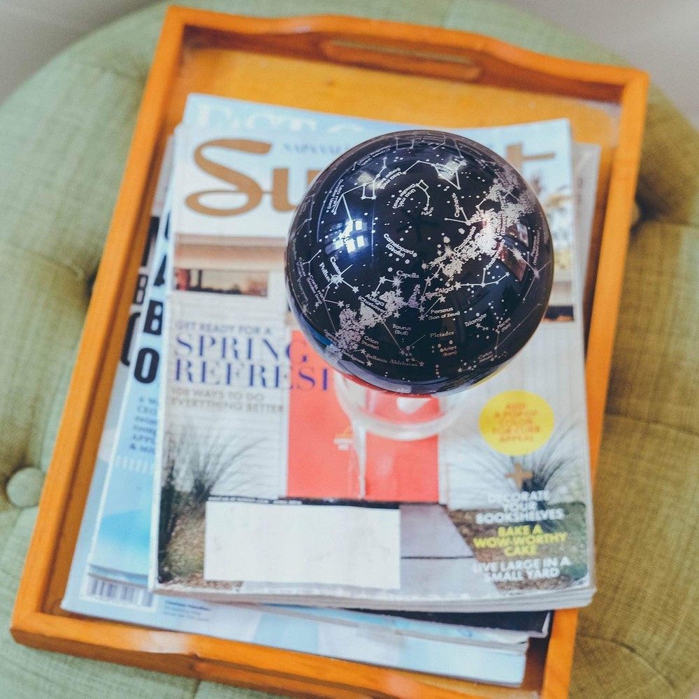 MOVA 4.5" Constellations Rotating Globe – Solar-Powered Star Map Desk Gift