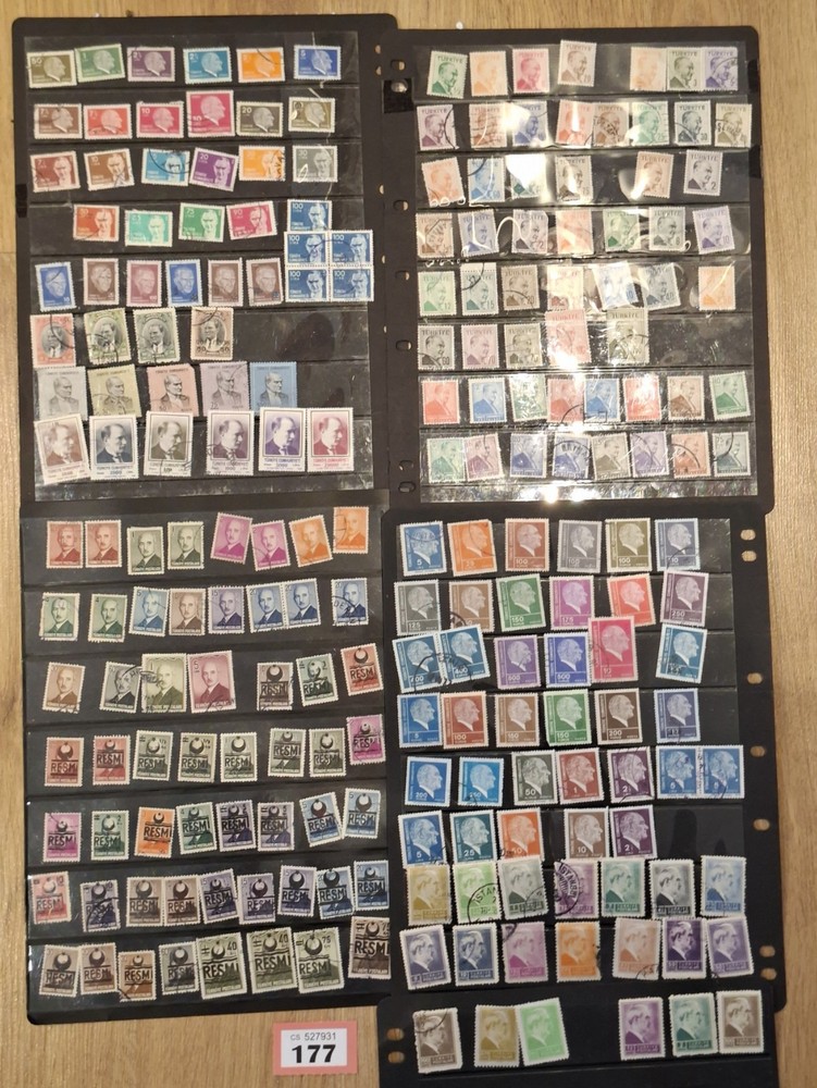 TURKEY - Selection from the larger sets. 210+ All different. (RefR177)