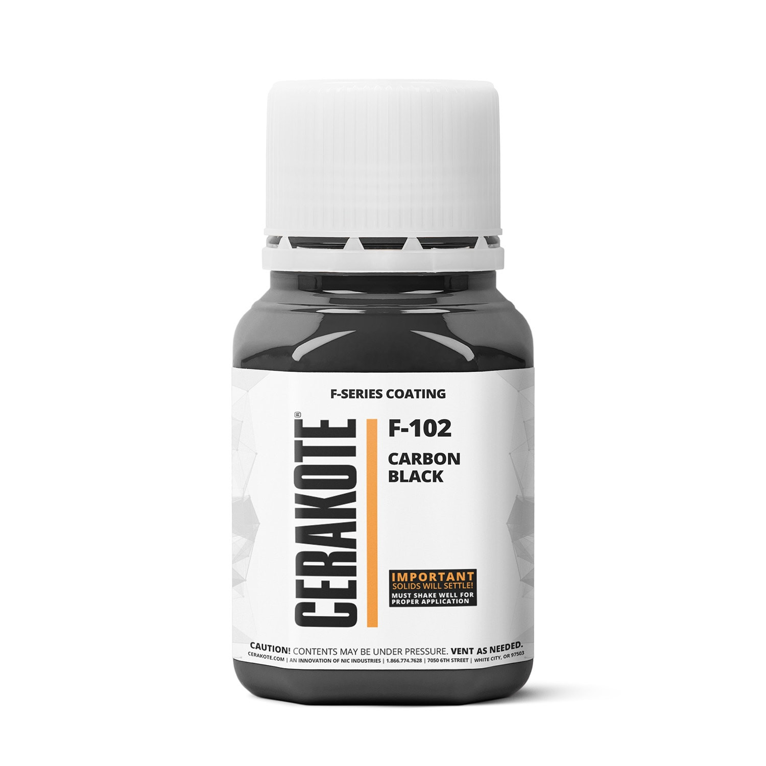 CERAKOTE F-SERIES CARBON BLACK (4 oz) F-102T – Fast Curing, (Part B) Included