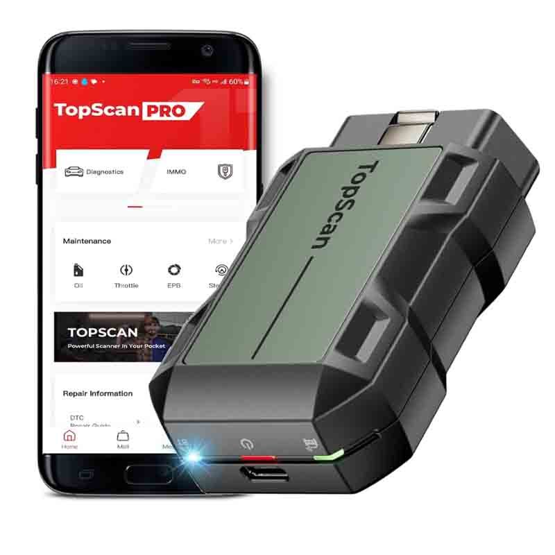 2025 TOPDON PRO Car Key Programmer Pin Code Reader All Key Lost Programming Tool