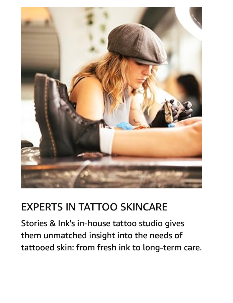 Stories & Ink Healed Tattoo Vibrancy Serum 2 Oz All Skin Tones Styles Brightens