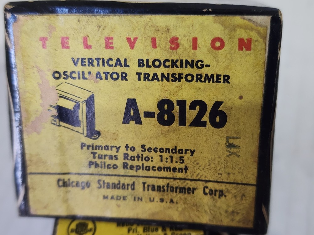 Stancor A-8126 Vertical Blocking Oscillator Transformer