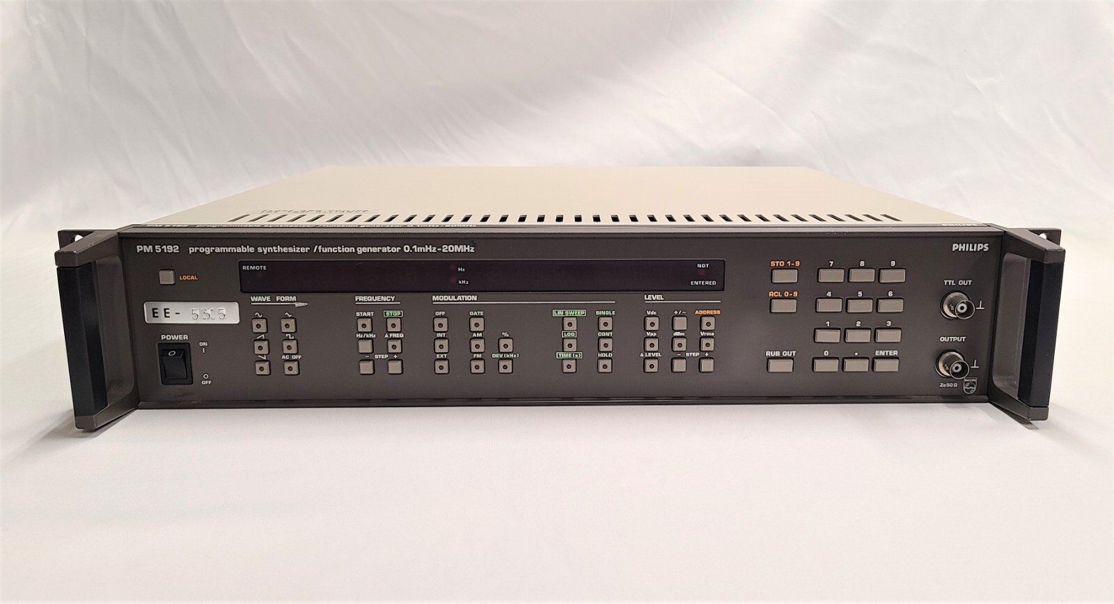Philips Fluke PM5192 Programmable Synthesizer/function generator 0.1MHz-20MHz