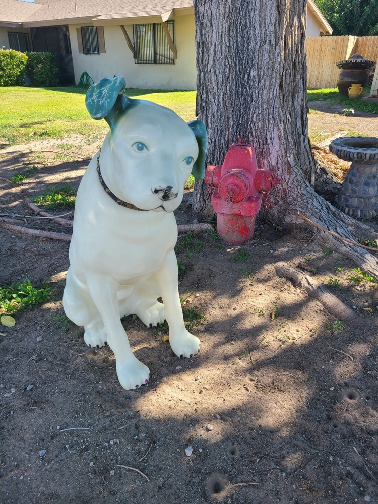 RCA Victor Nipper Dog molded Statue 36"