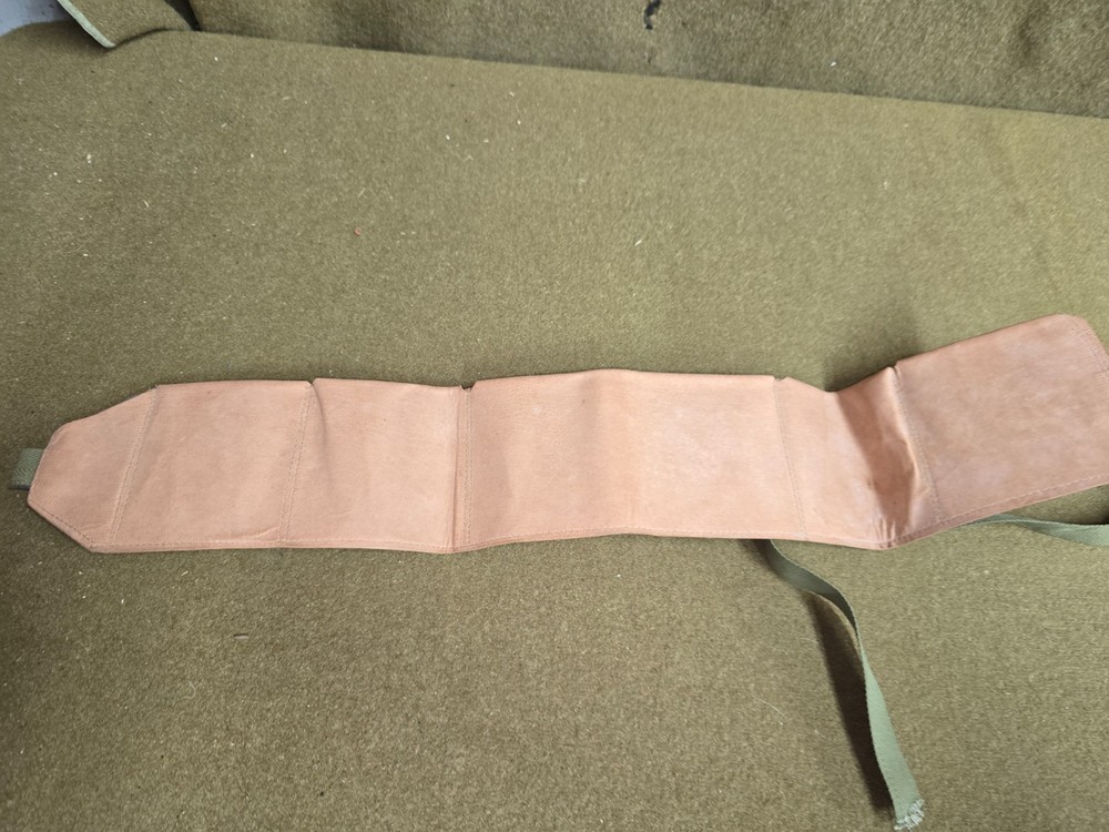WWII US Army Leather Money Belt