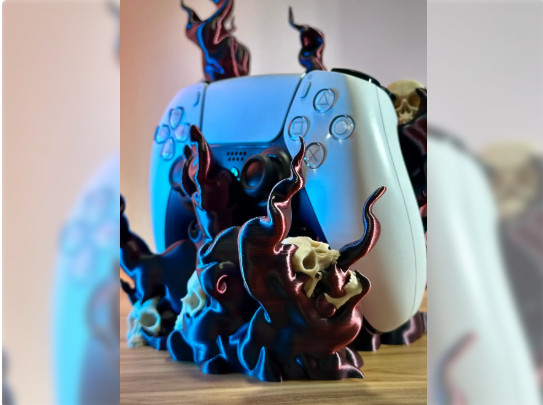 Creepy Halloween themed Controller Stand