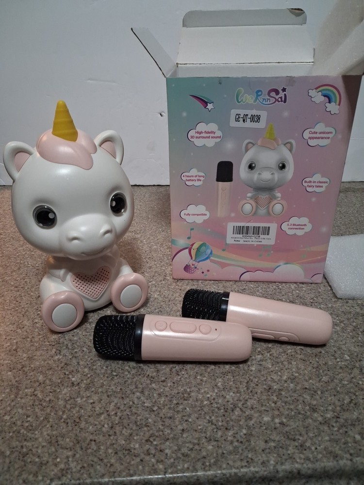 Wireless Karaoke Microphone Kit - Unicorn
