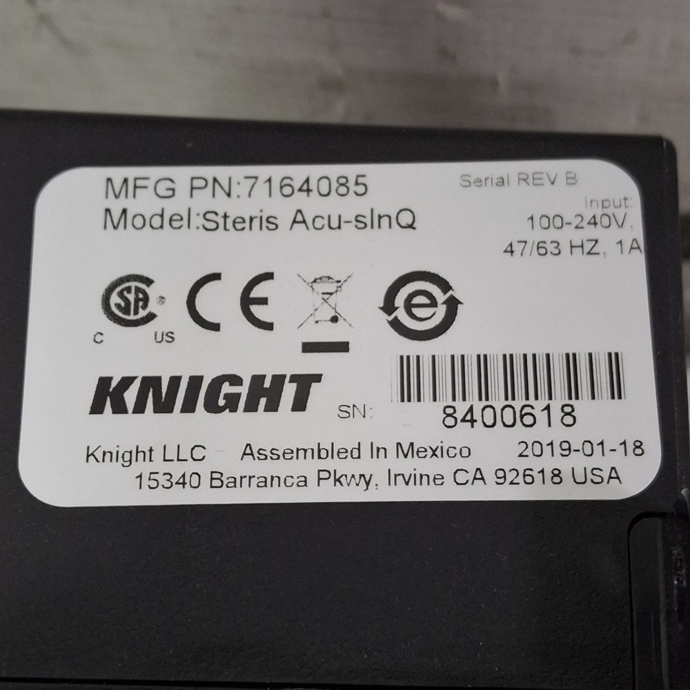 Steris Acu-sinQ Enzymatic Dosing System