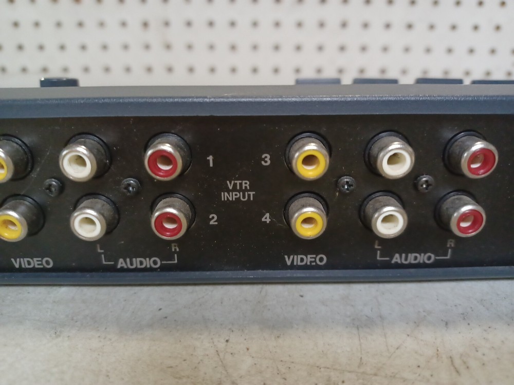 Vanguard AV Edit Dubbing Machine VA-203 Mixer Video Editing Grey - UNTESTED