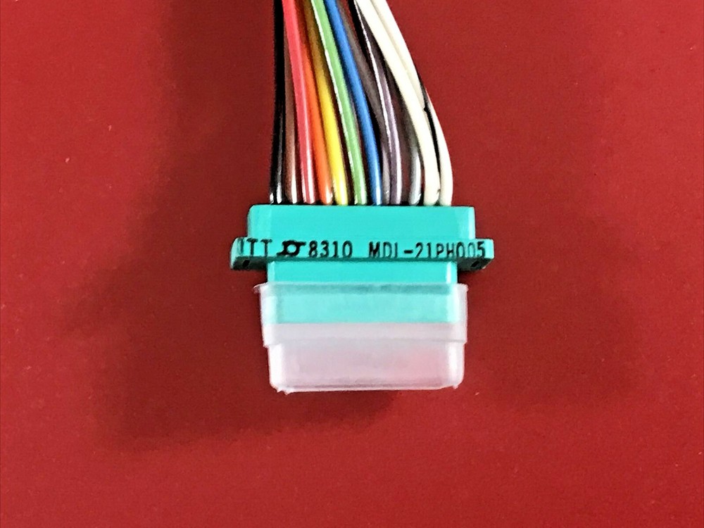 ITT CANNON MD1-21PH005 ELECTRICAL LEAD ASSEMBLY 21 WIRE