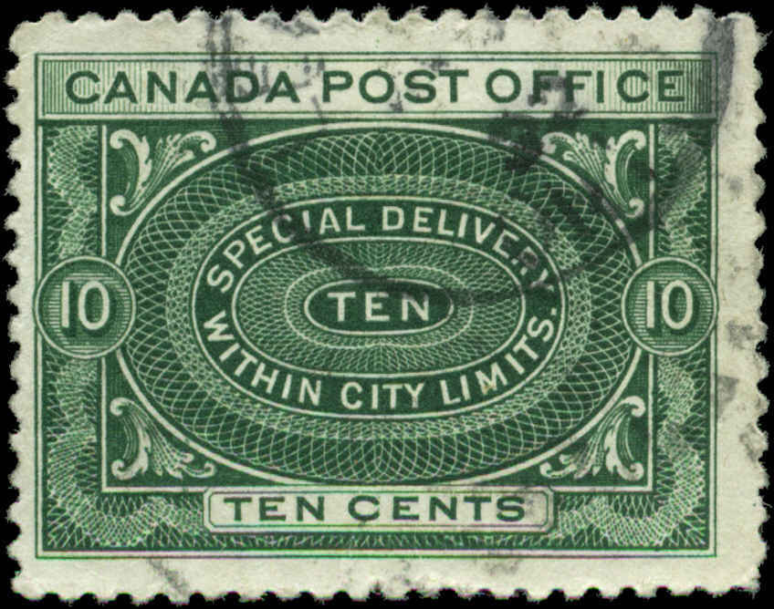 Canada Scott #E1 Used