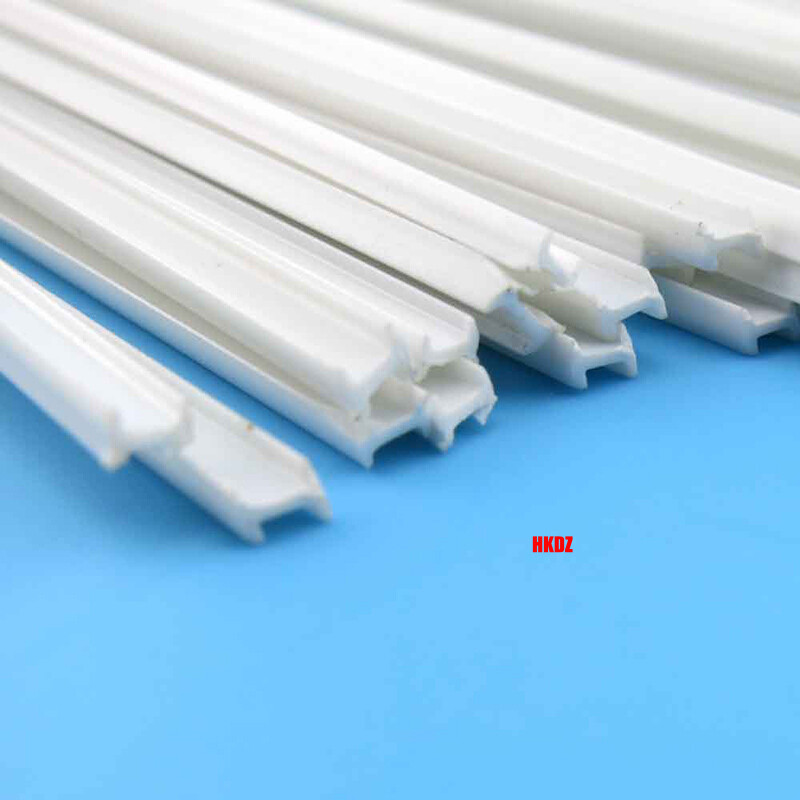 ABS I-Beam Strip DIY Fun Technology Architecture Builde Model Making Cabin White